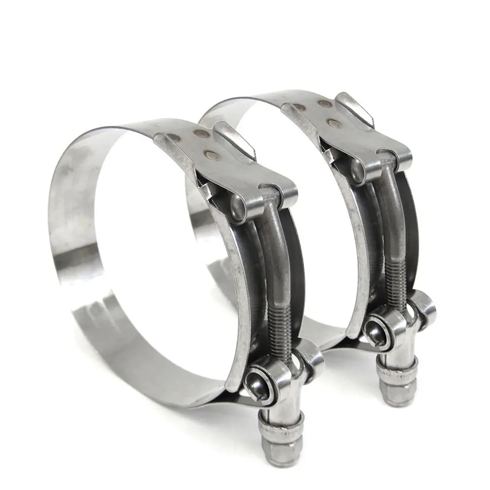 Hps 316 Marine Stainless Steel T-Bolt Hose Clamp 2Pc Range 1.89"-2.20" (48-56Mm), Fit 1-5/8" Id Hose, 19Mm Band, #32 1