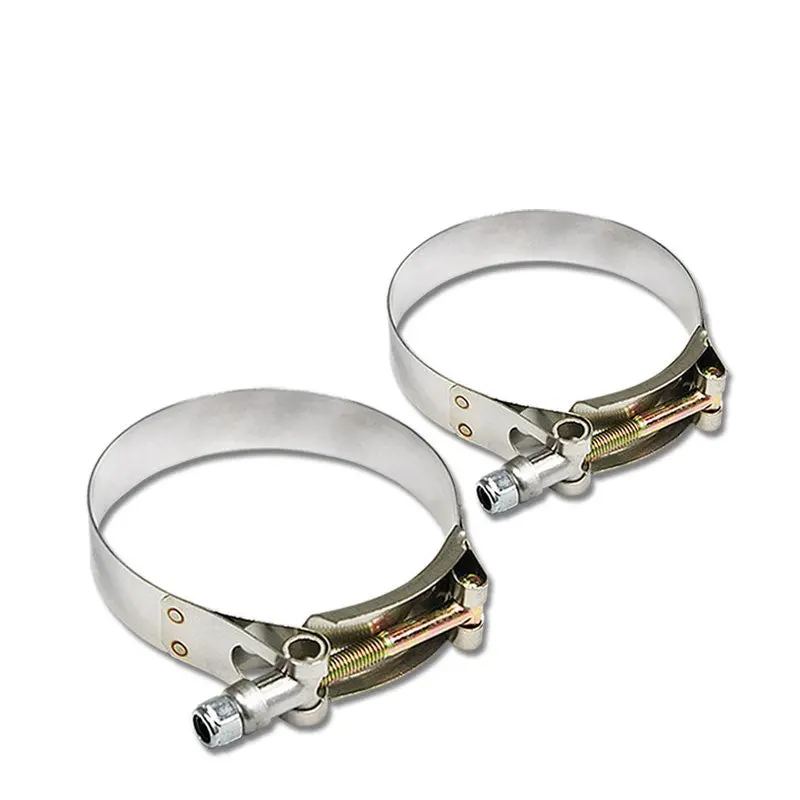 2X Stainless Steel T-Bolt Clamp Fit Intercooler Intake Tube Hose Id 2.00" (51Mm) 1