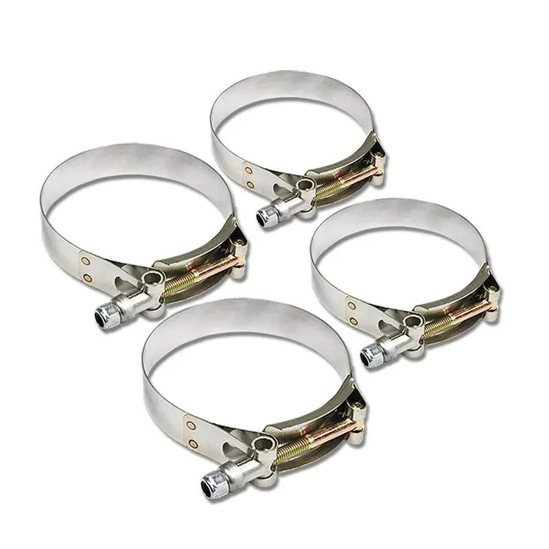 4X Stainless Steel T-Bolt Clamp Fit Intercooler Intake Tube Hose Id 2.00" (51Mm) 1