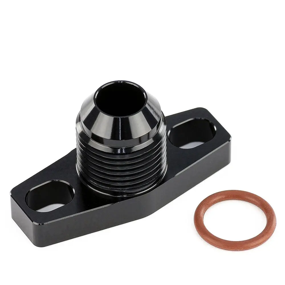 Hps -10An Male Oil Drain Aluminum Flange Adapter For Garrett Gt25 Gt28 Gt30 Gt35 Gtx Turbocharger Oil Return Fitting 1