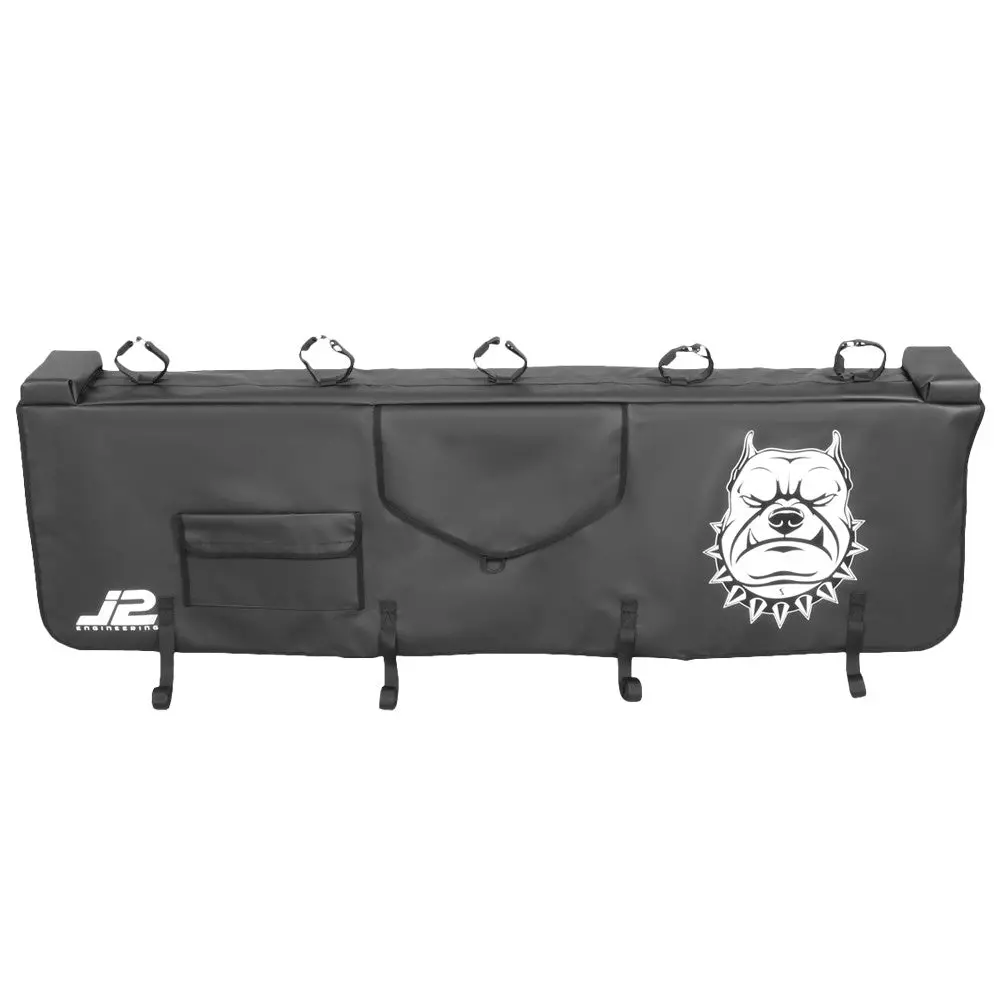 J2 Univeral Rear Bicycle Loop Tail Gate Cover W/Pouch 53" W X 15" H For Pickup 1
