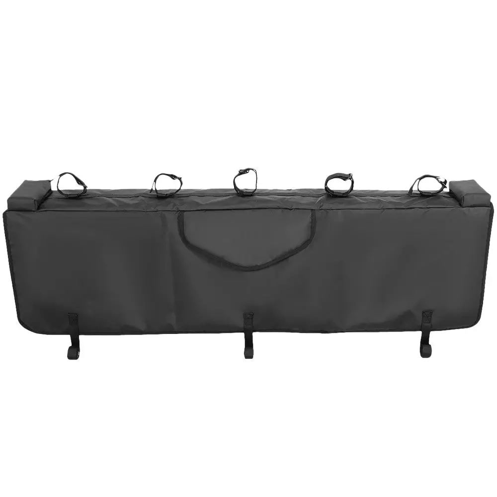 Universal Black Rear Bicycle Loop Tail Gate Cover 61" W X 17" H For Pickup Truck 1