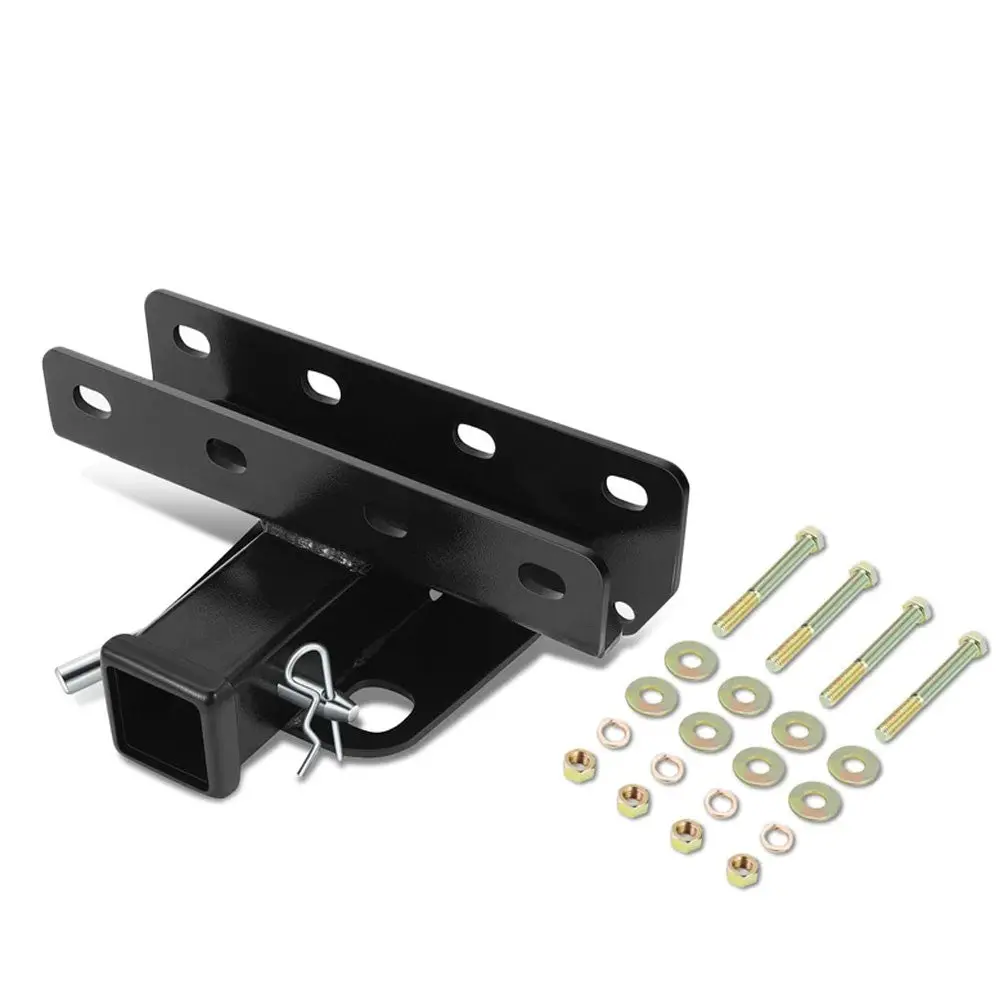 2" Square [Class-3] Trailer Tow Hitch Receiver +Pin For 07-18 Jeep Wrangler (Jk)/18+ Wrangler (Jl) 1