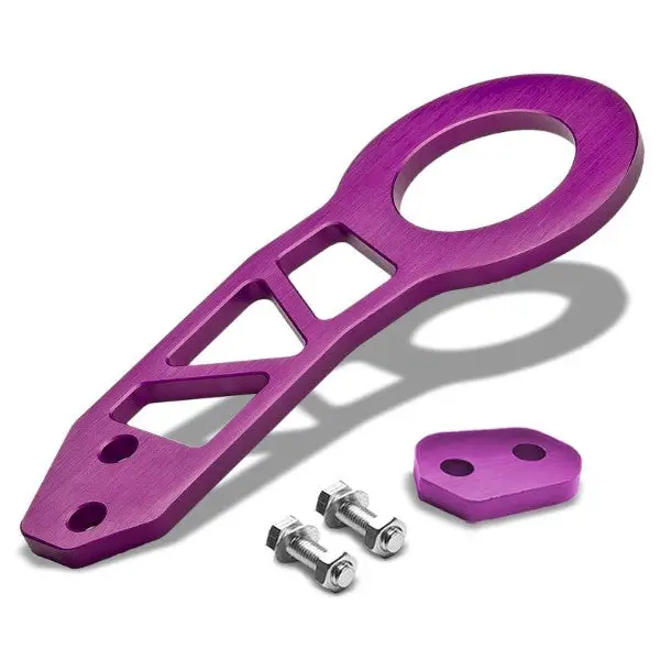 2.25" Rear Purple Billet Style Aluminum Racing Tow Hook Kit For Usdm/Jdm Model 1