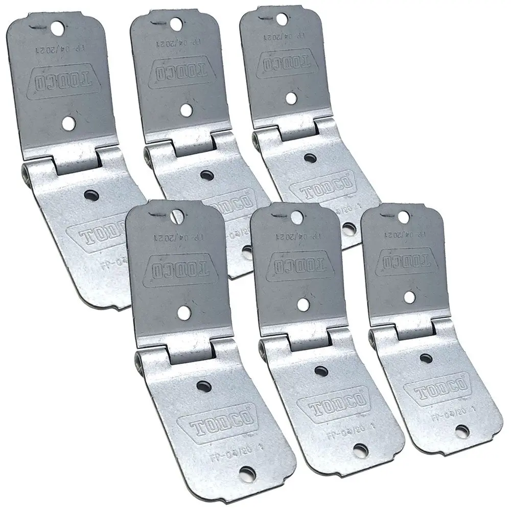 6Xtodco 61196 Center Hinge 6-1/8" X 2", 1-13/16" Hole Centers 1