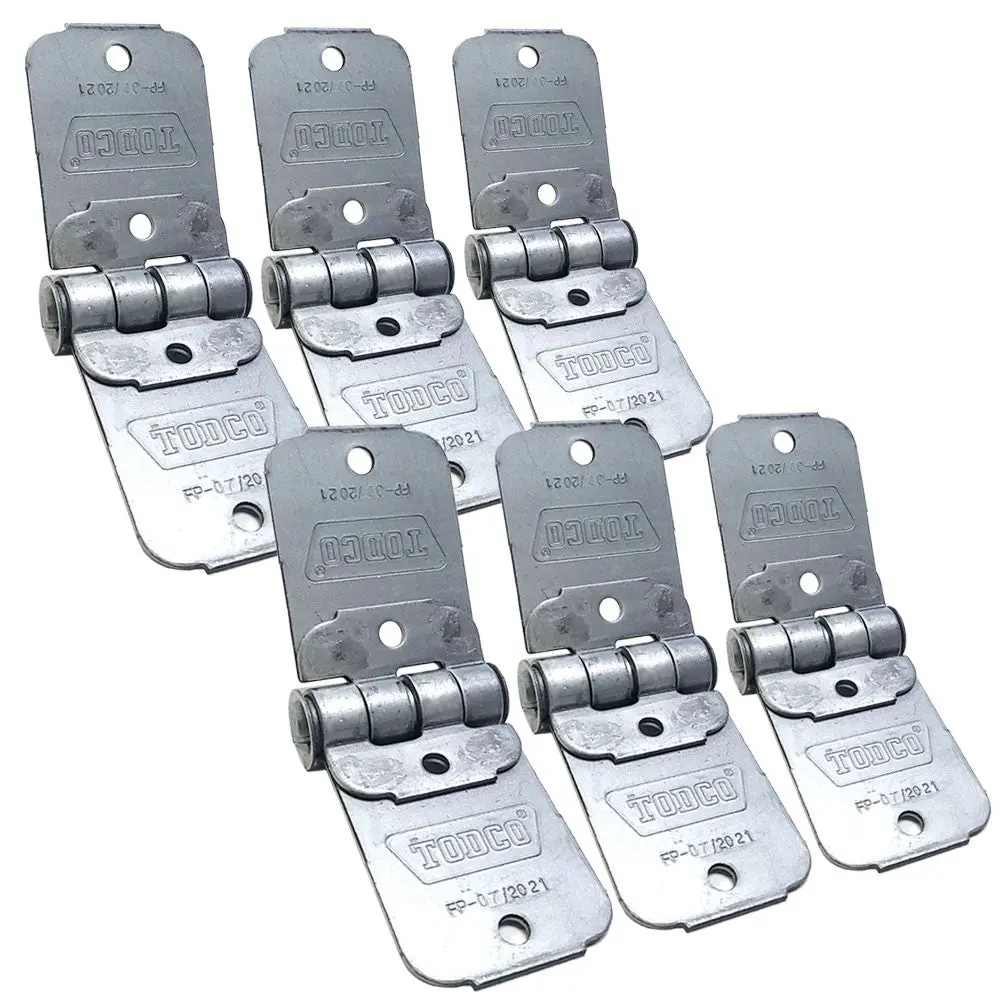 6X Todco 69035 End Hinge 6" X 2" X 3/32", 1-13/16? Hole Centers 1