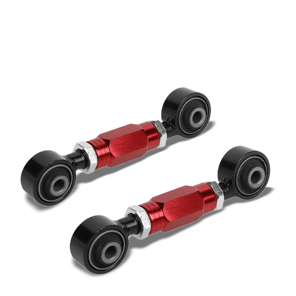 Red Rear Lower Toe Camber Control Brace/Arm/Bar For 88-00 Civic Eg/Ek/Ej/Dc 1