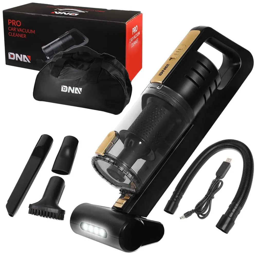Black/Gold 7.4V High Power Cordless Portable Handheld Style Mini Vacuum Cleaner 1