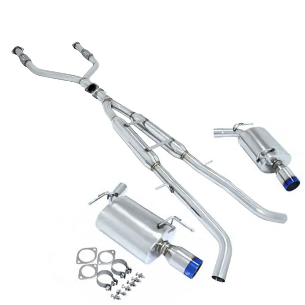 Manzo Stainless Steel Cbs Exhaust System For 07-13 Infiniti G35 G37 4D Awd Rwd V36 1