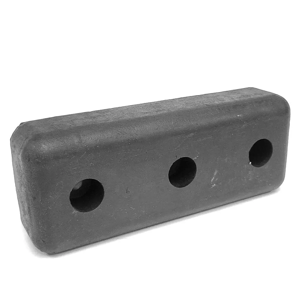 Rectangular 3 Hole 11-1/4" X 4-3/8" X 2-1/2" Dock Bumper Semi Truck Trailer 1