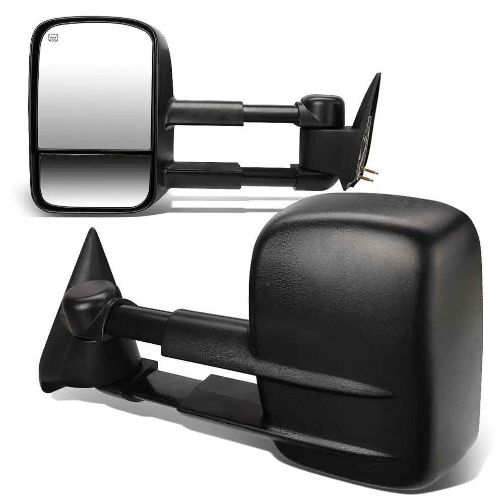 Left/Right Black Towing Side Mirror Powered Adjustment W/Heated For 03-07 Tahoe 1