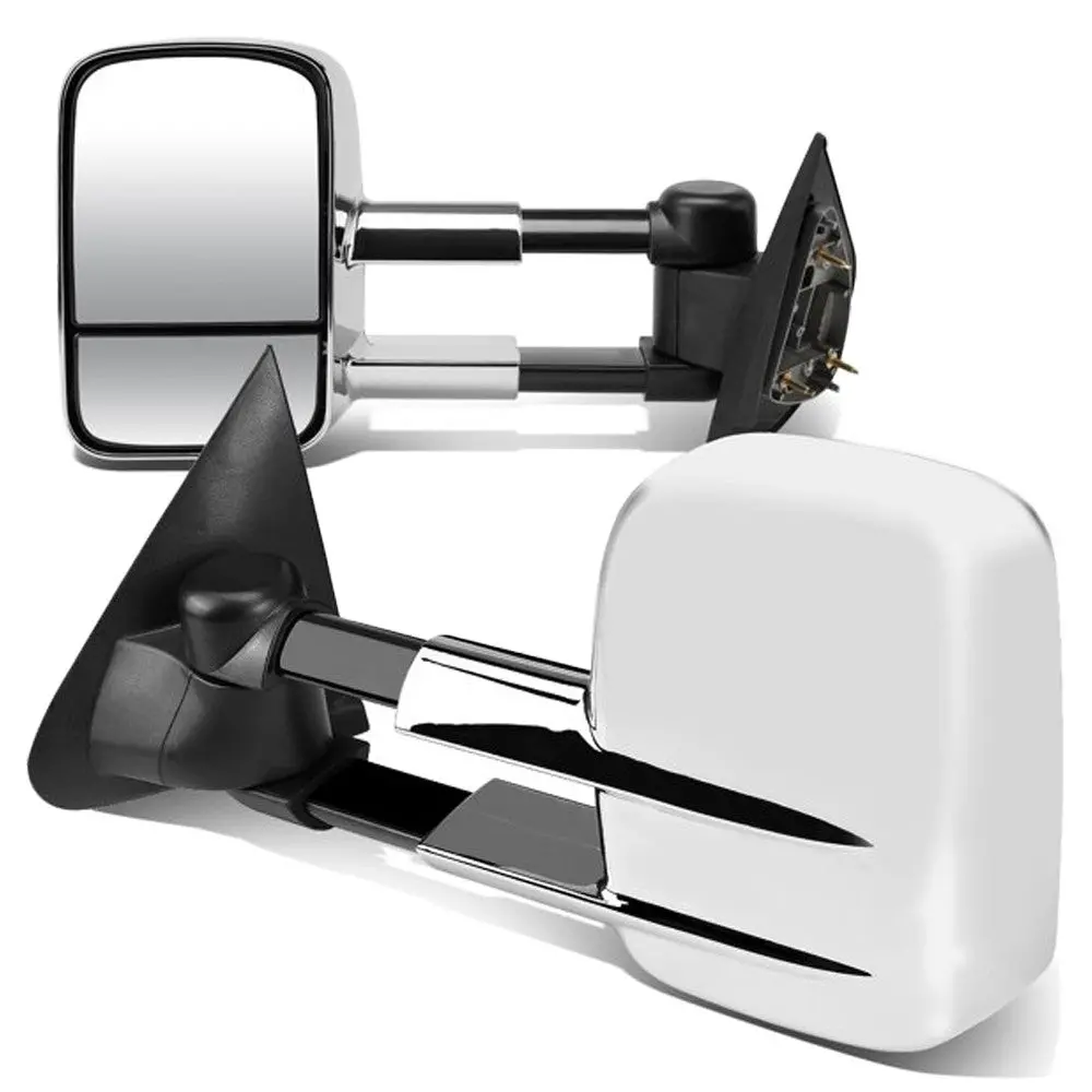 Left/Right Chrome Towing Side Mirror Powered Adjustment For 97-03 F-150 1
