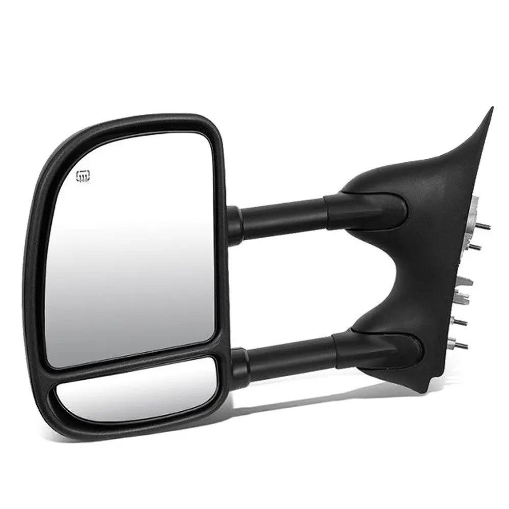 Left/Driver Black Towing Side Mirror Powered W/Heated For 99-07 F-350Sd 1