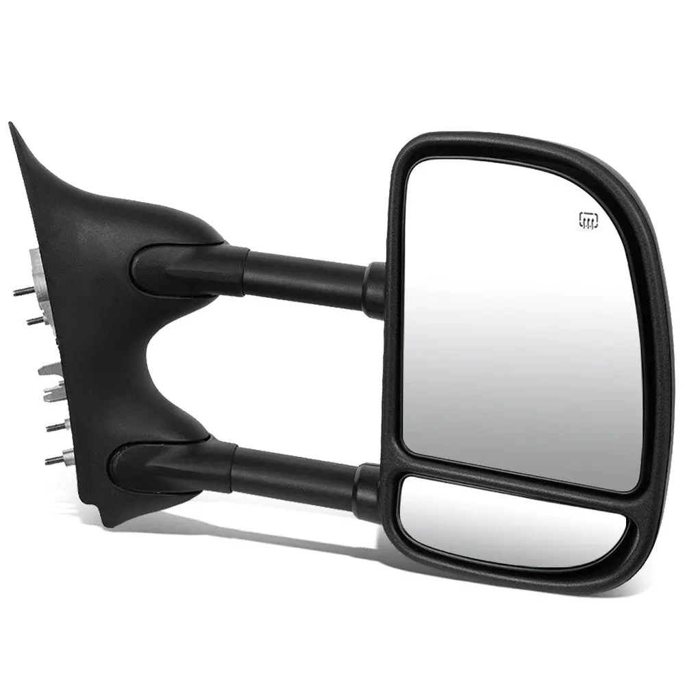 Right Black Towing Side Mirror Powered Adjustment W/Heated For 99-07 F-450 Sd 1