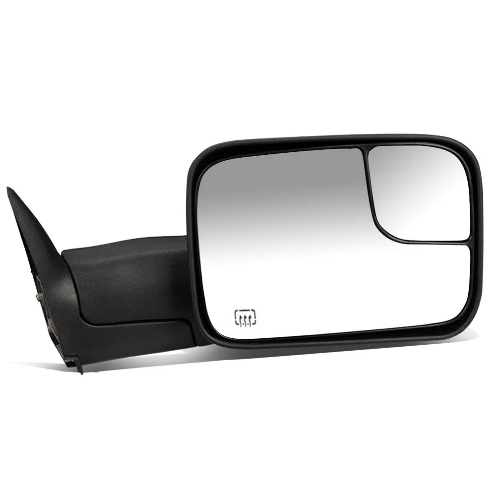 Right/Passenger Black Towing Side Mirror Powered+ W/Heated For 98-02 Ram 3500 1