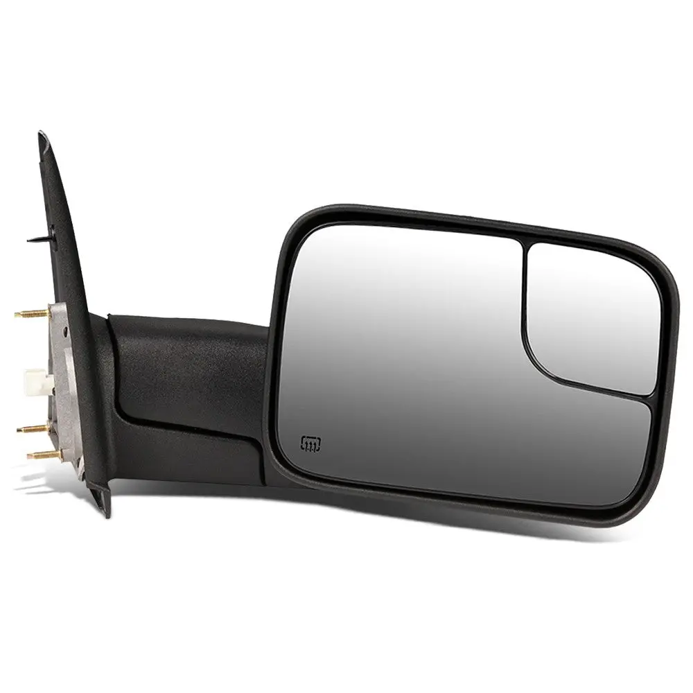 Right Black Towing Side Mirror Powered Adjustment W/Heated For 03-09 Ram 3500 1