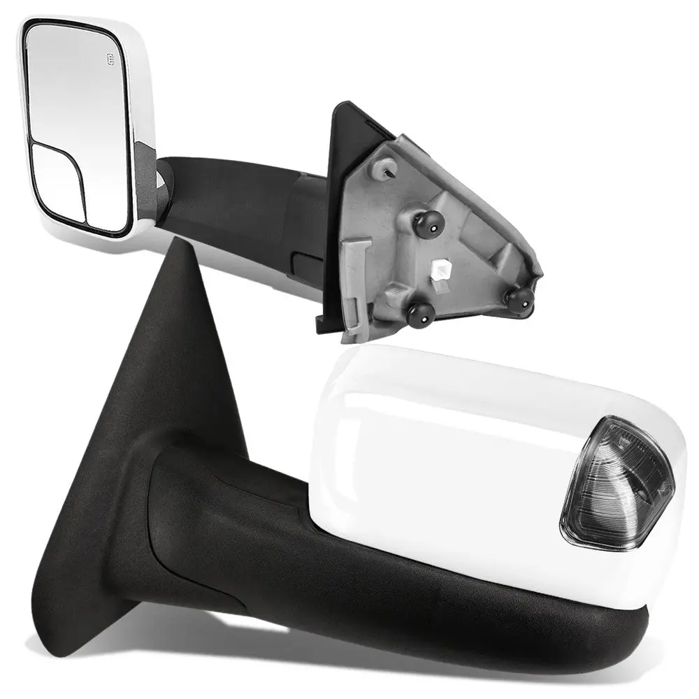 Left/Right Towing Side Mirror Powered Heated Led Turn Signal For 03-09 Ram 2500 1