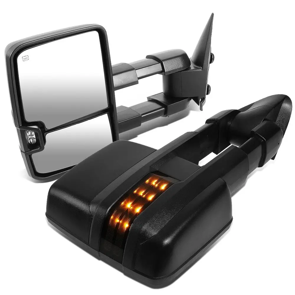 Left/Right Towing Side Mirror Powered W/Heated Led Turn Signal For 03-06 Yukon 1