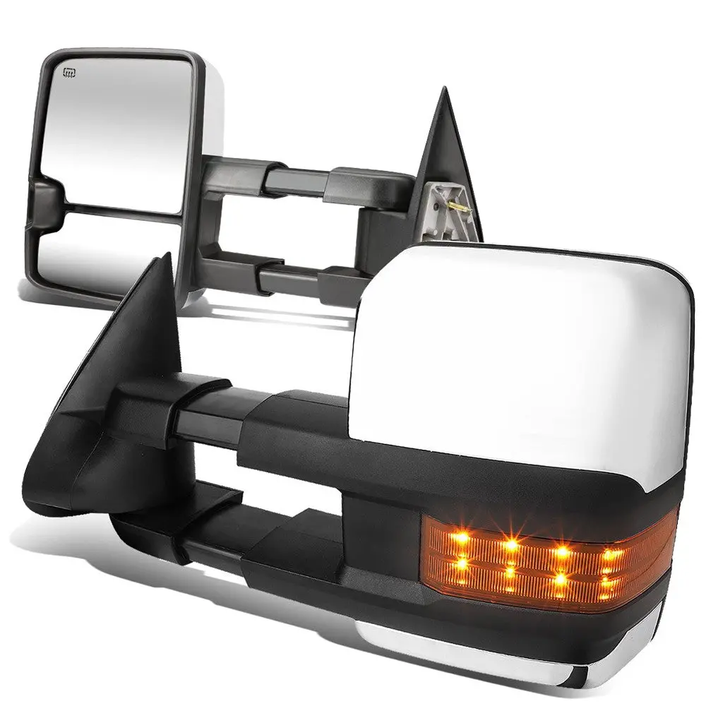 Left/Right Towing Side Mirror Powered W/Heated Turn Signal For 03-06 Yukon 1
