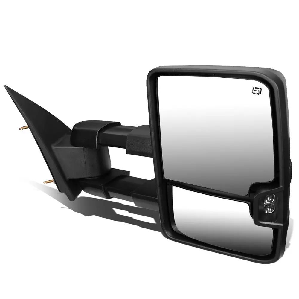 Right Towing Side Mirror Powered+ W/Heated Led Turn Signal For 15-17 Sierra 1500 1