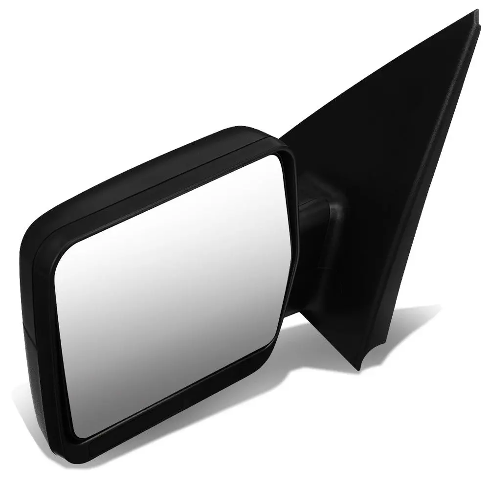 Left/Driver Black Towing Side Mirror Manual Adjustment For 04-14 F-150 1