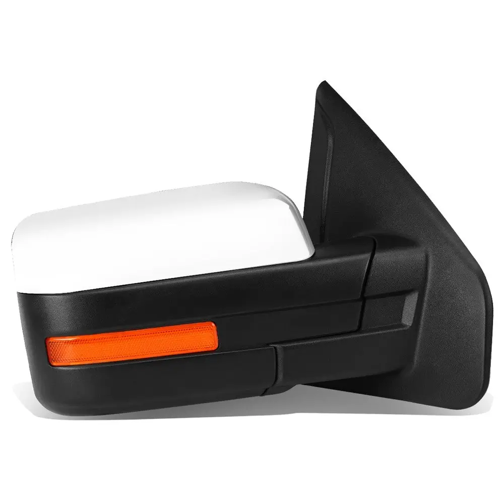 Right Chrome Towing Side Mirror Powered Adjustment W/Heated For 04-14 F-150 1