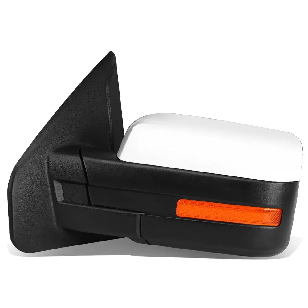Left/Driver Towing Side Mirror Powered+ W/Heated Turn Signal For 04-14 F-150 1
