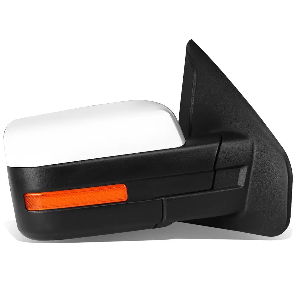Right Chrome Towing Side Mirror Powered W/Heated Led Turn Signal For 04-14 F-150 1