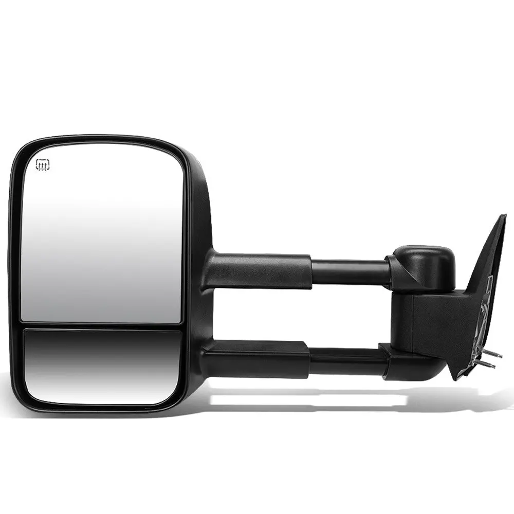 Left Black Towing Side Mirror Powered Adjustment W/Heated For 00-02 Yukon 1