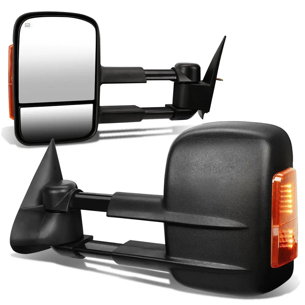 Left/Right Towing Side Mirror Powered W/Heated Turn Signal For 99-02 Sierra 2500 1
