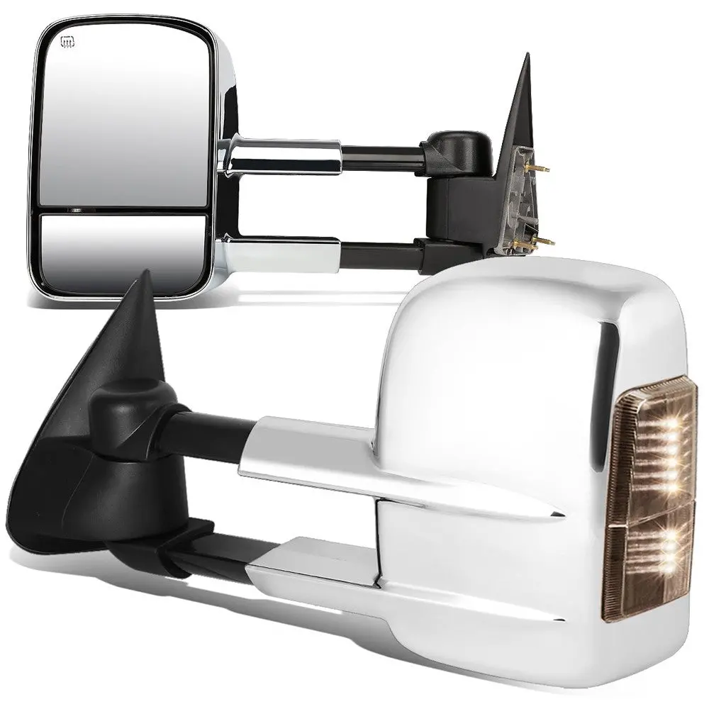 Left/Right Towing Side Mirror Powered Heated Turn Signal For 99-02 Silverado1500 1