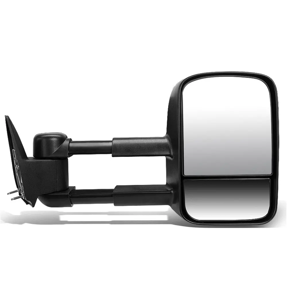 Left/Driver Black Towing Side Mirror Powered Adjustment For 94-98 Gmc K1500 1