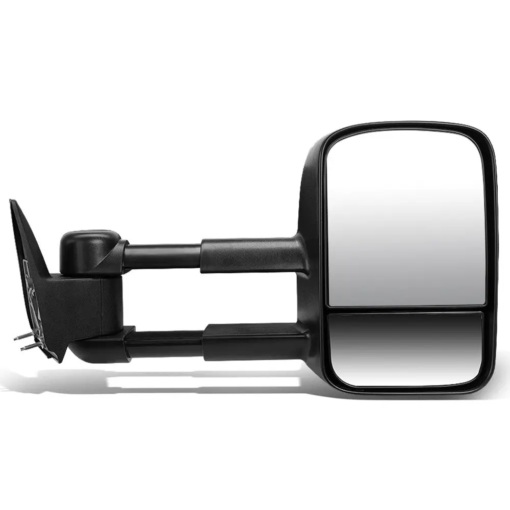 Right/Passenger Black Towing Side Mirror Manual Adjustment For 93-00 Gmc C2500 1