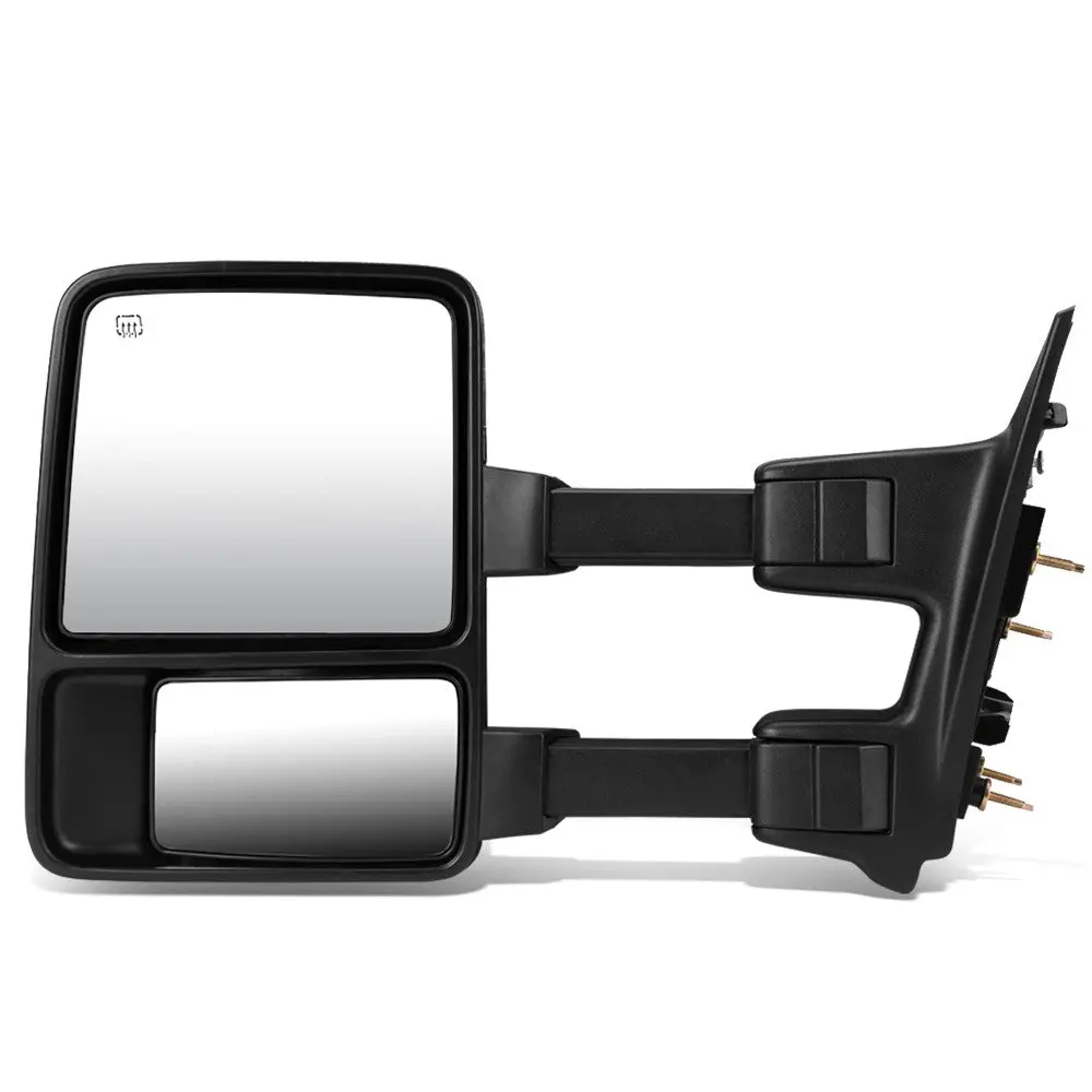 Left Black Towing Side Mirror Powered W/Heated Turn Signal For 08-16 F-250 Sd 1