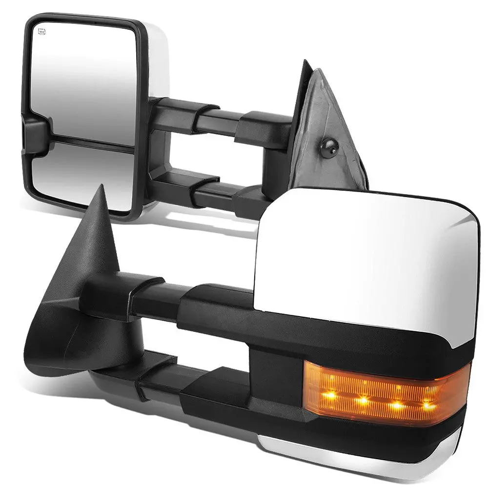 Left/Right Towing Side Mirror Powered Heated Turn Signal For 99-02 Silverado3500 1