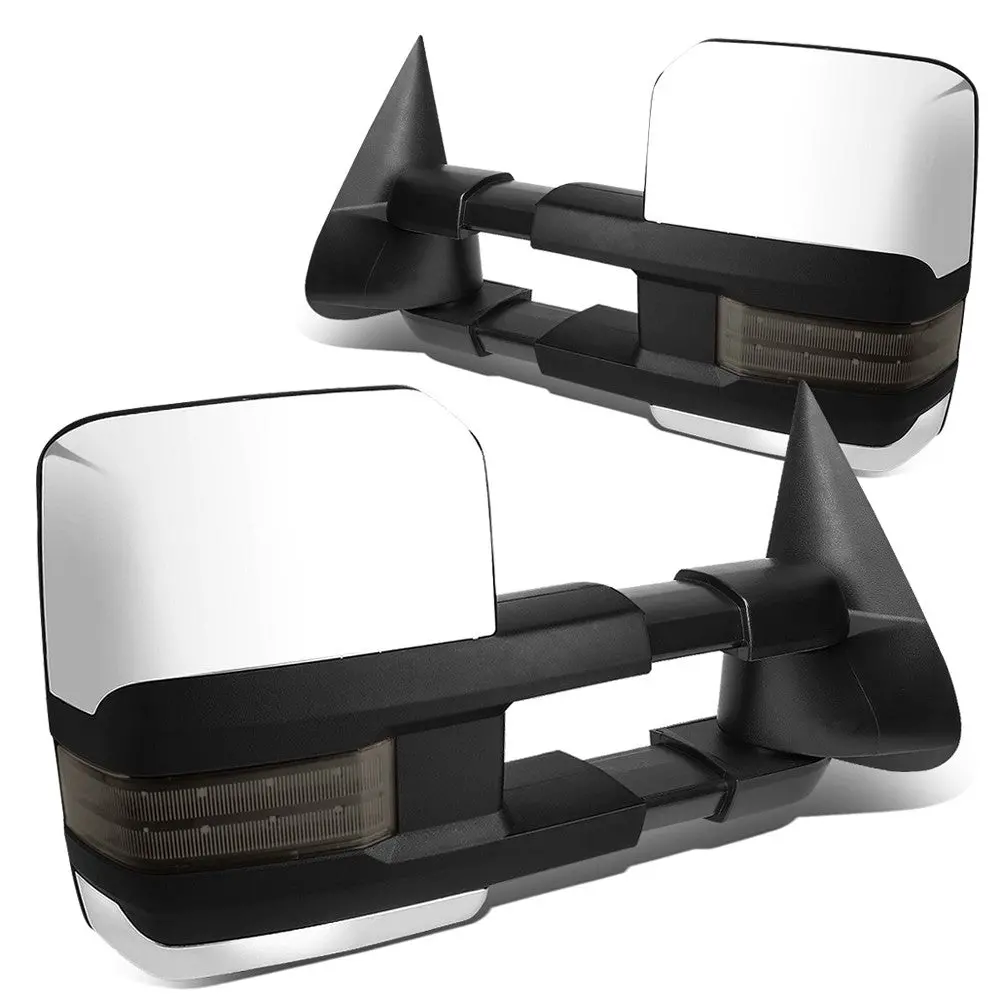 Left/Right Towing Side Mirror Powered W/Heated Turn Signal For 00-02 Yukon 1
