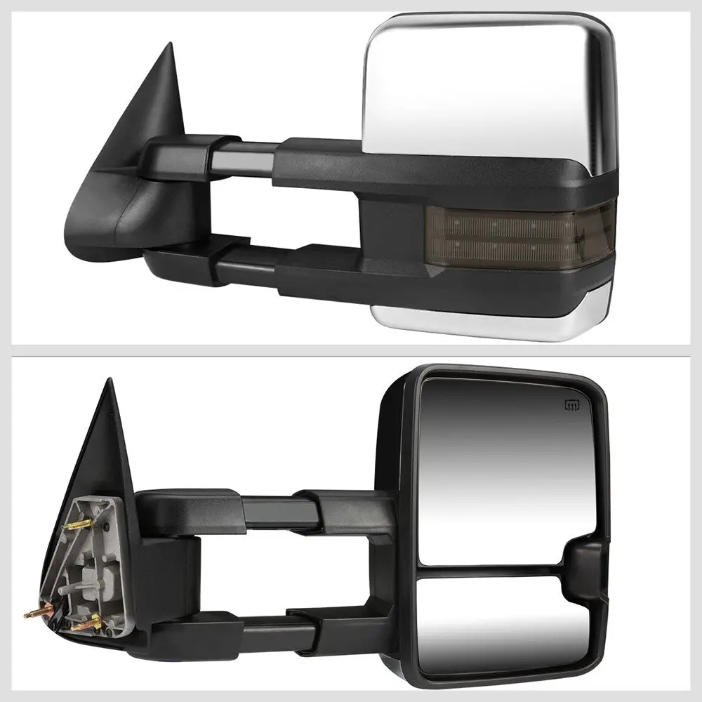 Left/Right Towing Side Mirror Powered W/Heated Turn Signal For 00-02 Yukon 2