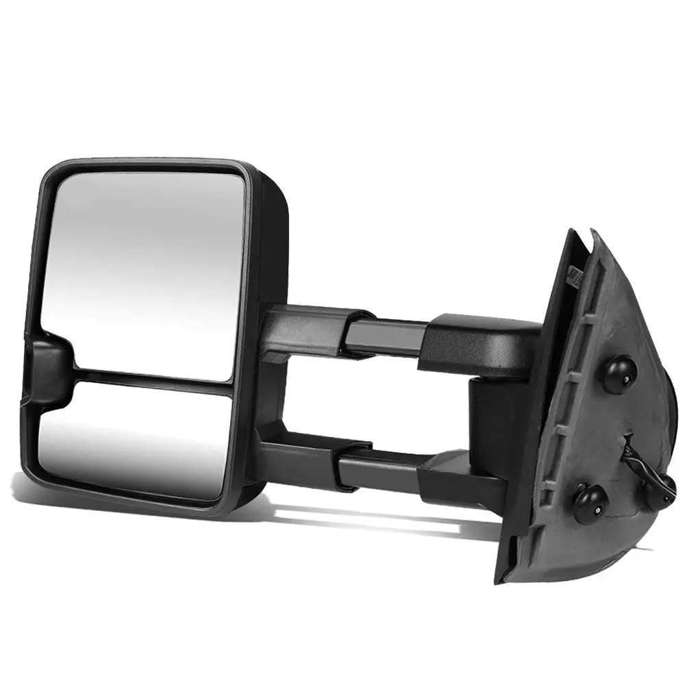 Left Black Towing Side Mirror Powered Adjustment Led Turn Signal For 97-00 Yukon 1