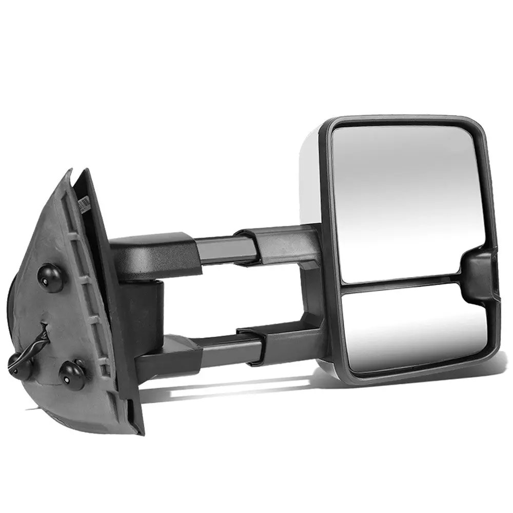 Right Chrome Towing Side Mirror Powered Led Turn Signal For 94-98 Gmc K1500 1