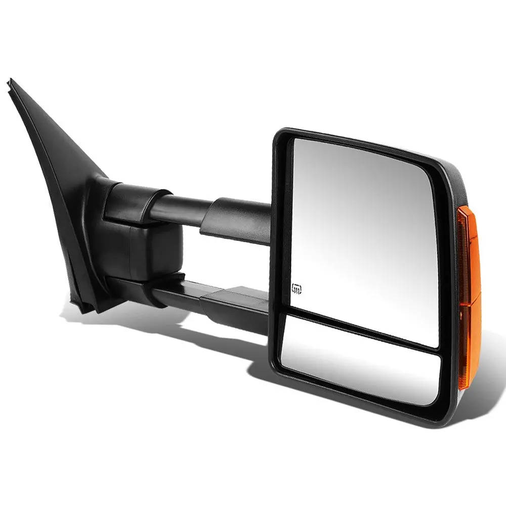 Right Black Towing Side Mirror Powered W/Heated Led Turn Signal For 07-16 Tundra 1