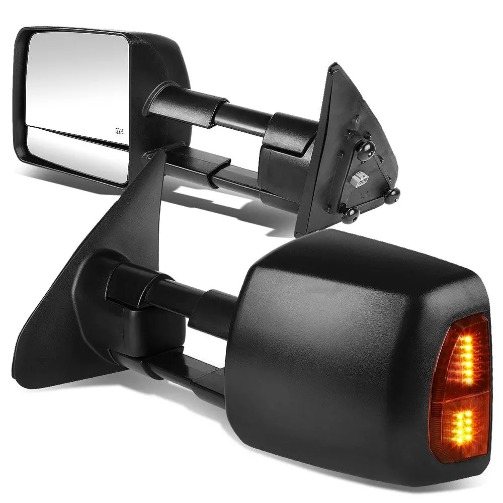 Left/Right Towing Side Mirror Powered W/ Heated Turn Signal For 07-16 Tundra 1