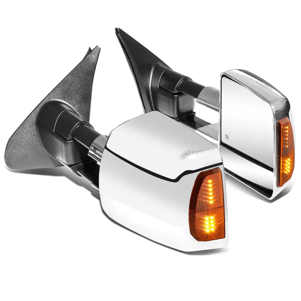 Left/Right Towing Side Mirror Powered W/ Heated W/ Turn Signal For 07-16 Tundra 1
