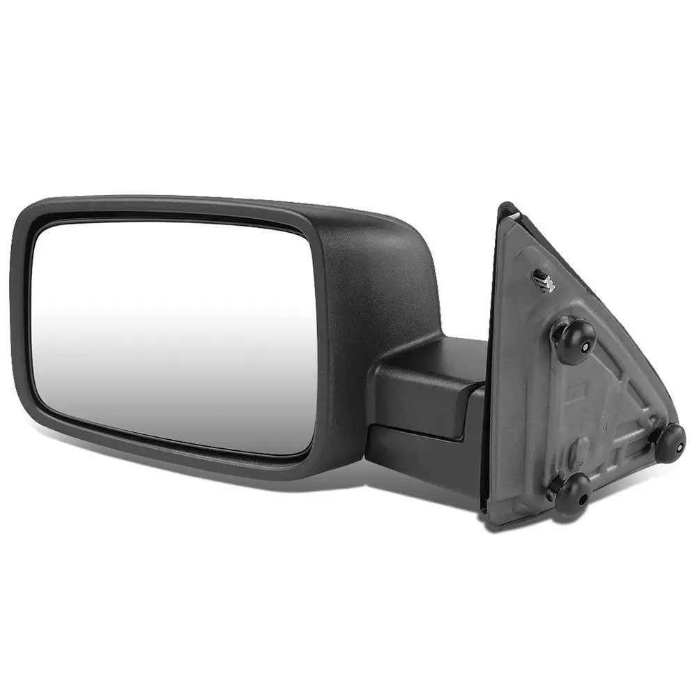 Left/Driver Black Towing Side Mirror Manual Adjustment For 10-16 Ram 2500 1