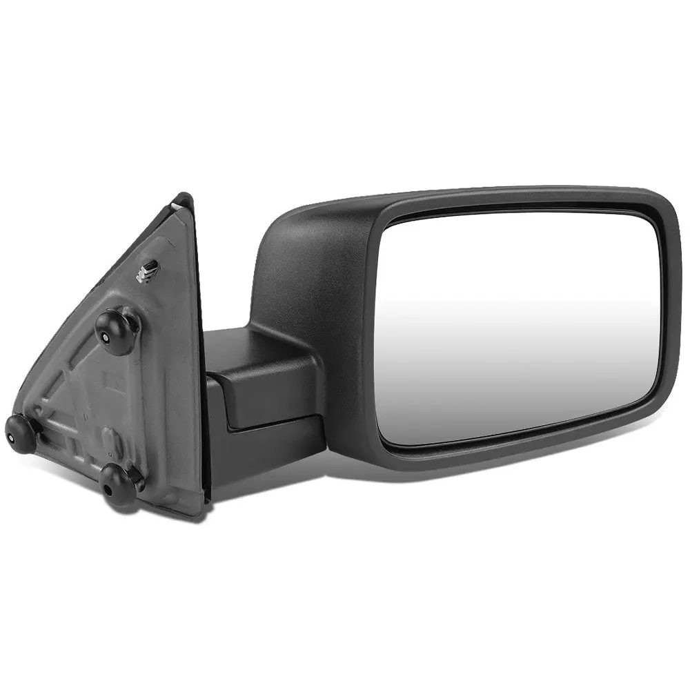 Right/Passenger Black Towing Side Mirror Manual Adjustment For 10-16 Ram 3500 1