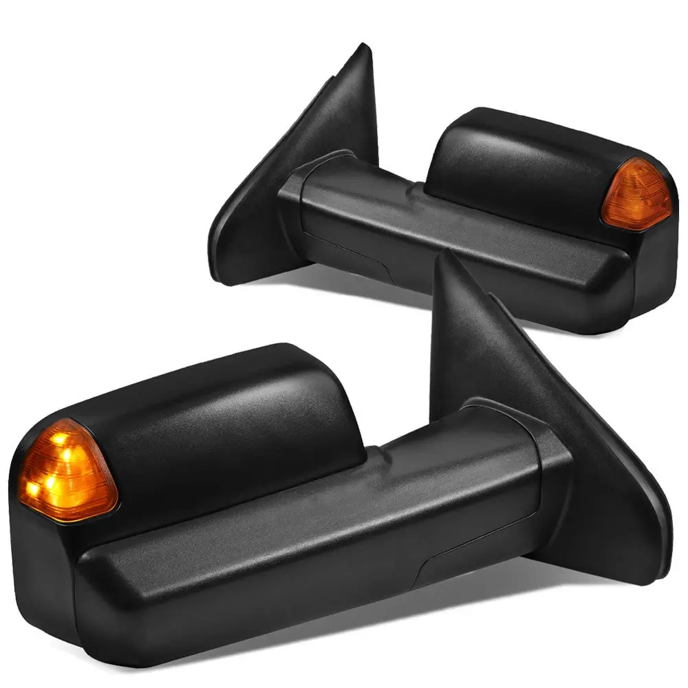 Left/Right Towing Side Mirror Powered W/Heated Turn Signal For 03-09 Ram3500 1