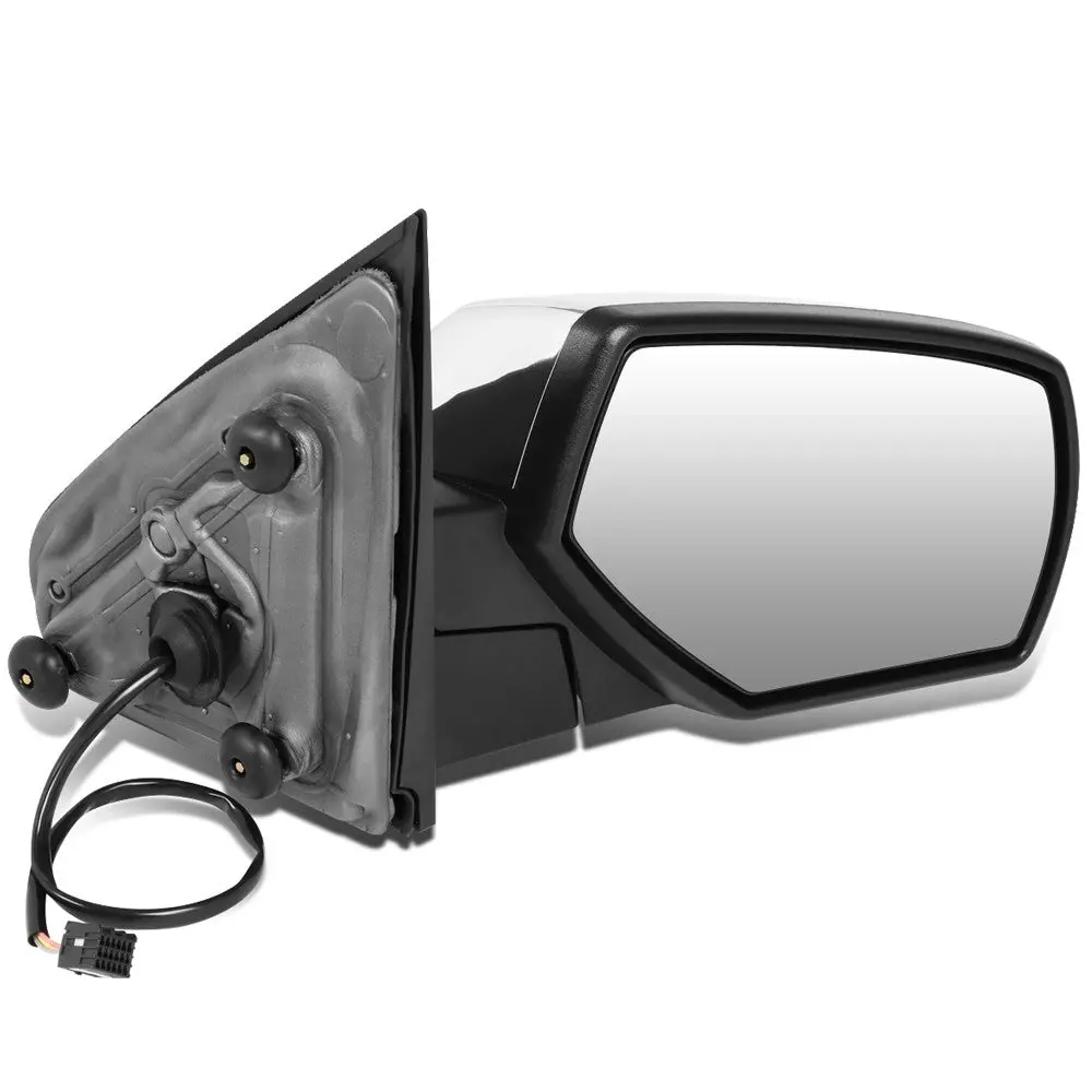 Right Chrome Towing Side Mirror Powered W/Heated For 15-17 Sierra 1500 1