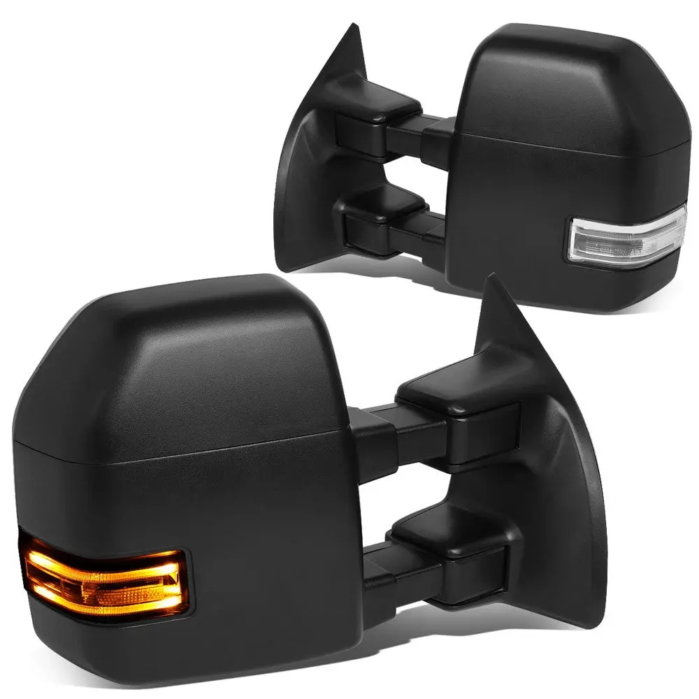 Left/Right Towing Side Mirror Powered Adjustment W/Heated For 99-07 F-450Sd 1