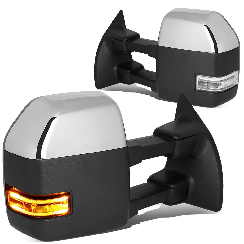 Left/Right Towing Side Mirror Powered W/Heated Turn Signal For 99-07 F350sd 1