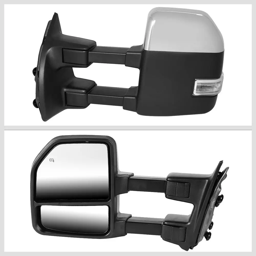 Left/Right Towing Side Mirror Powered W/Heated Turn Signal For 99-07 F350sd 2