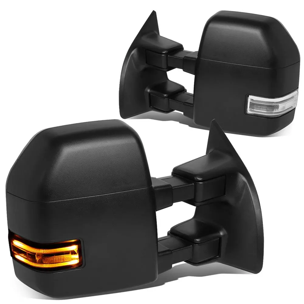 Left/Right Towing Side Mirror Powered W/Heated Turn Signal For 08-16 F250 Sd 1